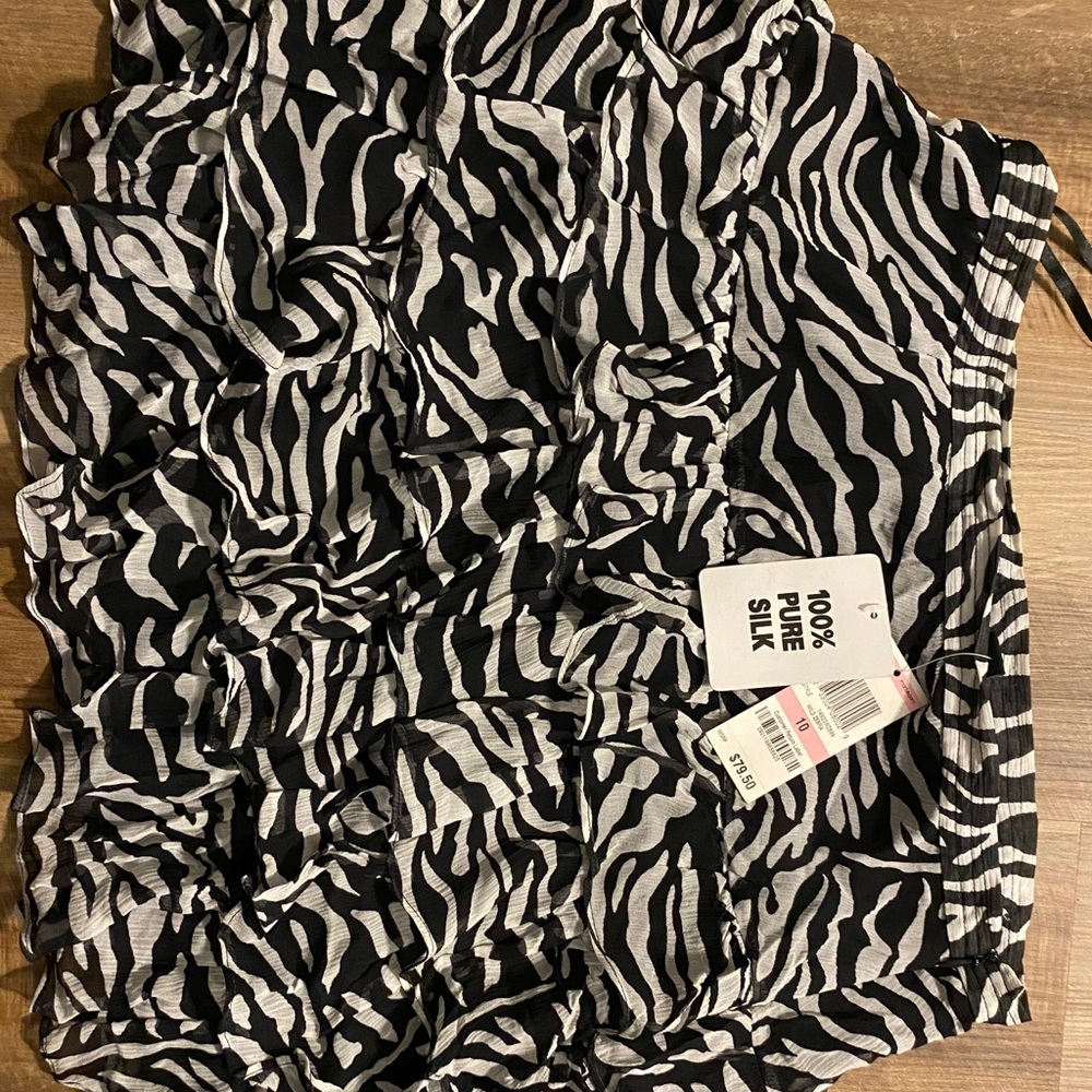 Zebra skirt